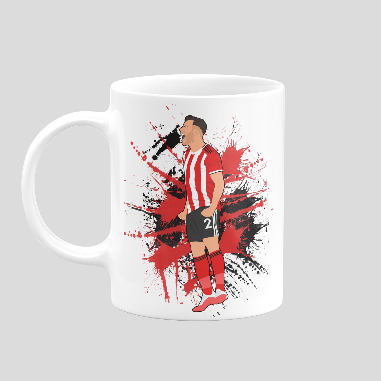 George Baldock Mug – Sheffield United Football Artwork