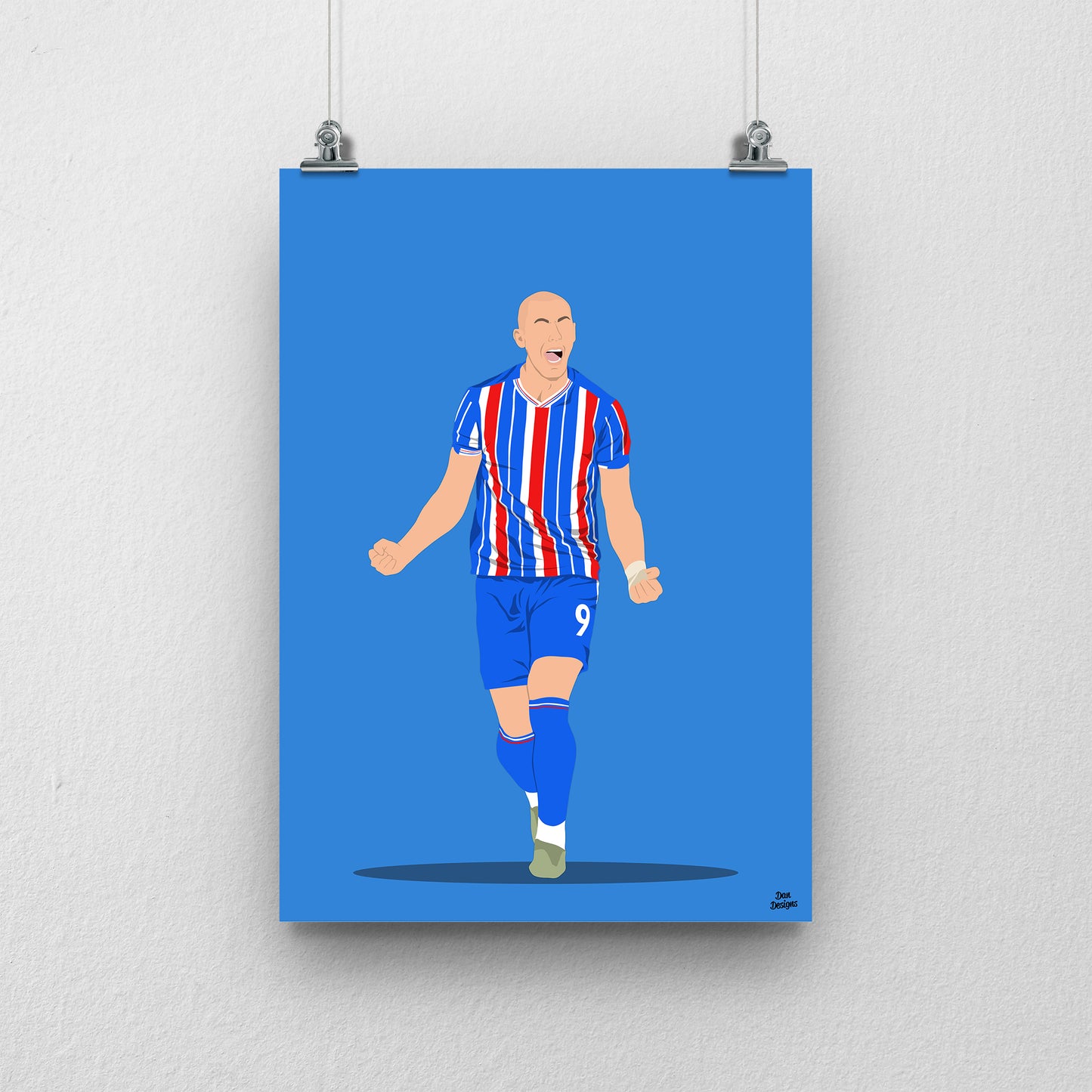 Georgie Kelly Carlisle United Print – Official Artwork