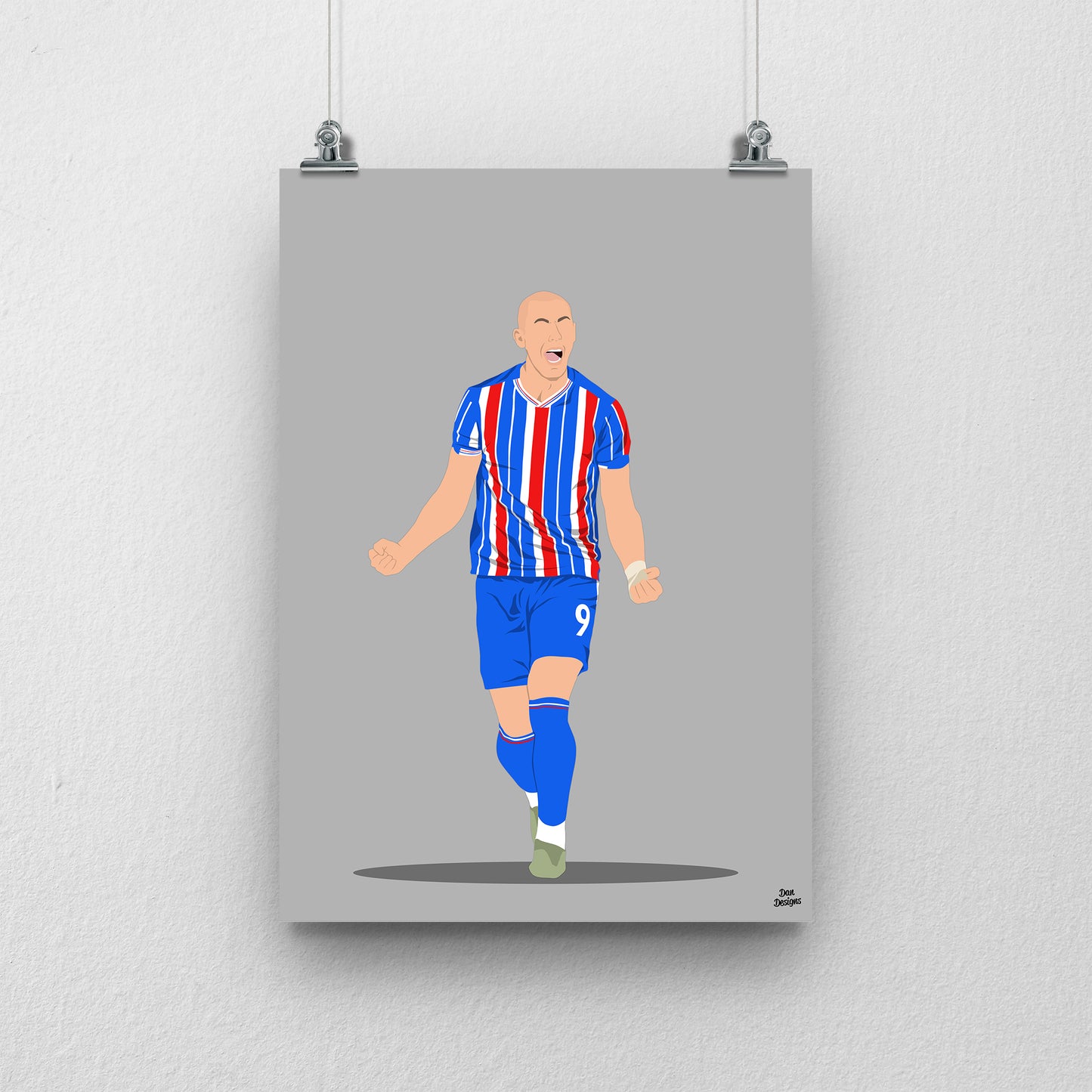 Georgie Kelly Carlisle United Print – Official Artwork