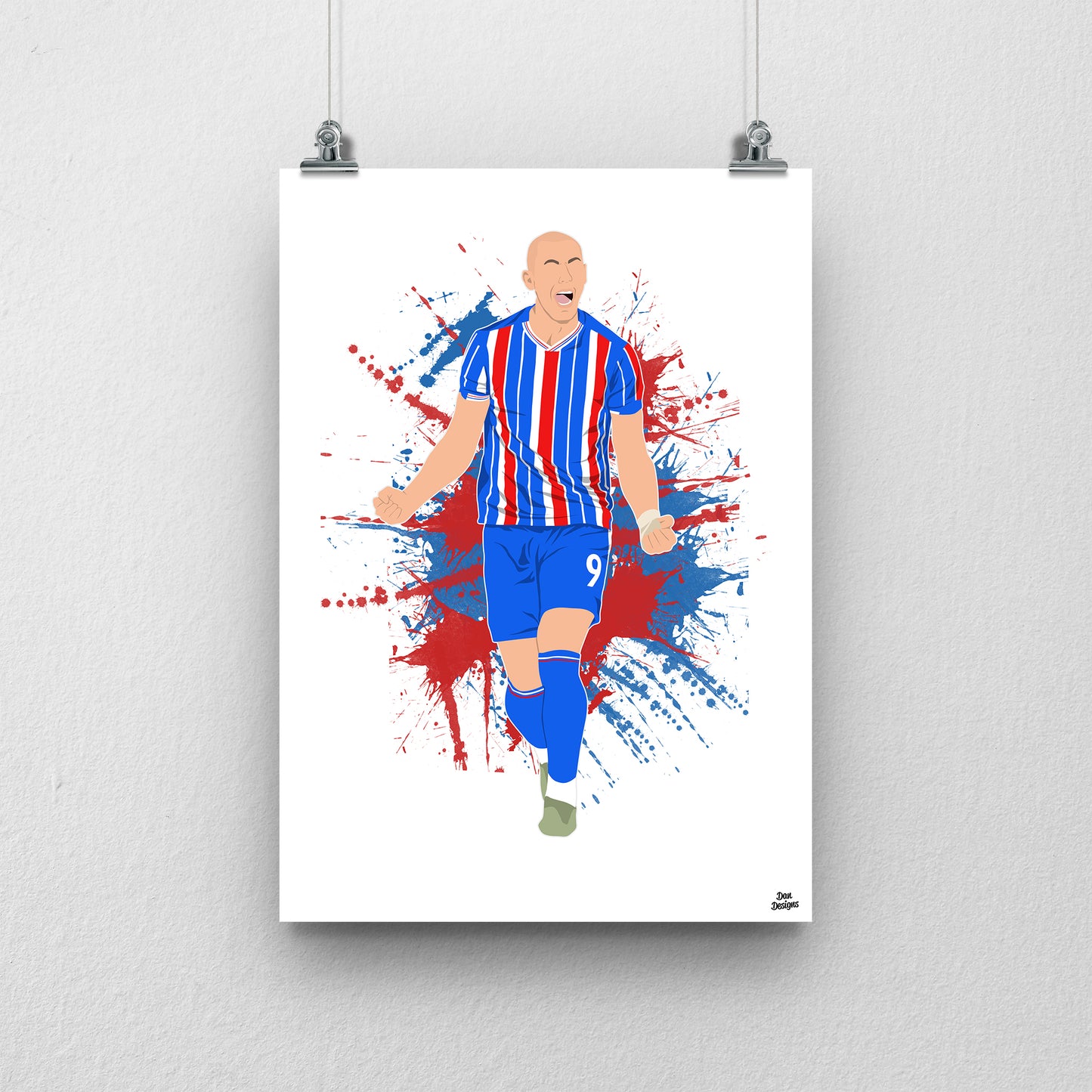 Georgie Kelly Carlisle United Print – Official Artwork