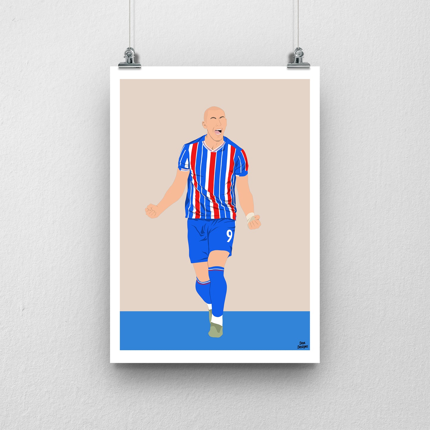 Georgie Kelly Carlisle United Print – Official Artwork