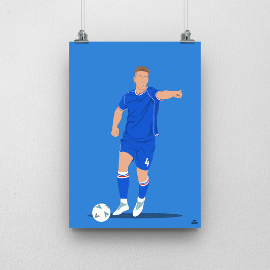 Harvey Bunker Carlisle United Print – Official Artwork