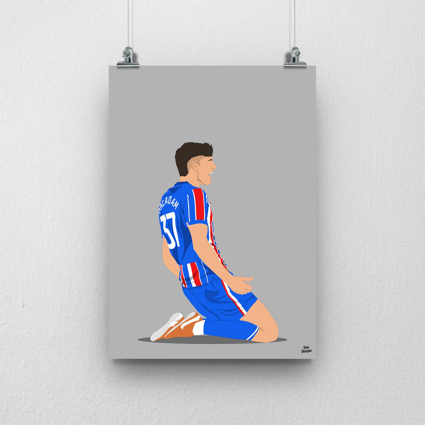 Harvey Macadam Carlisle United Print – Official Artwork