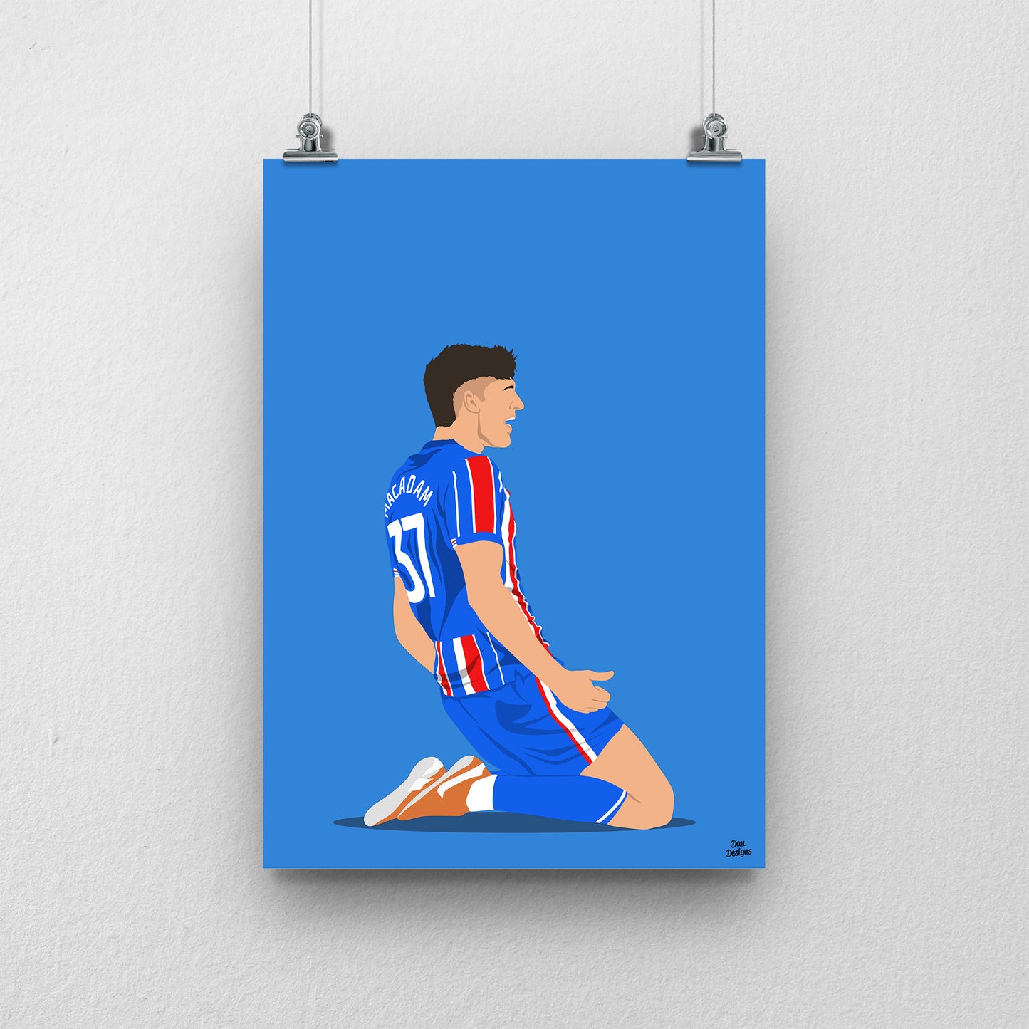 Harvey Macadam Carlisle United Print – Official Artwork