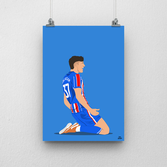 Harvey Macadam Carlisle United Print – Official Artwork