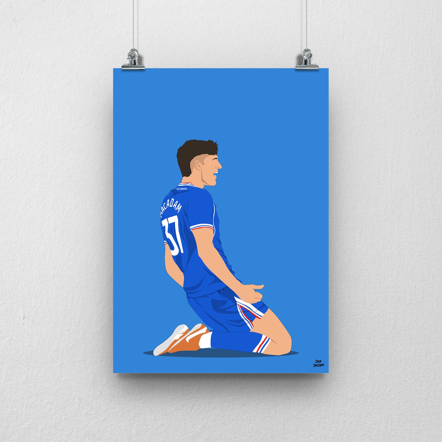 Harvey Macadam Carlisle United Print – Official Artwork