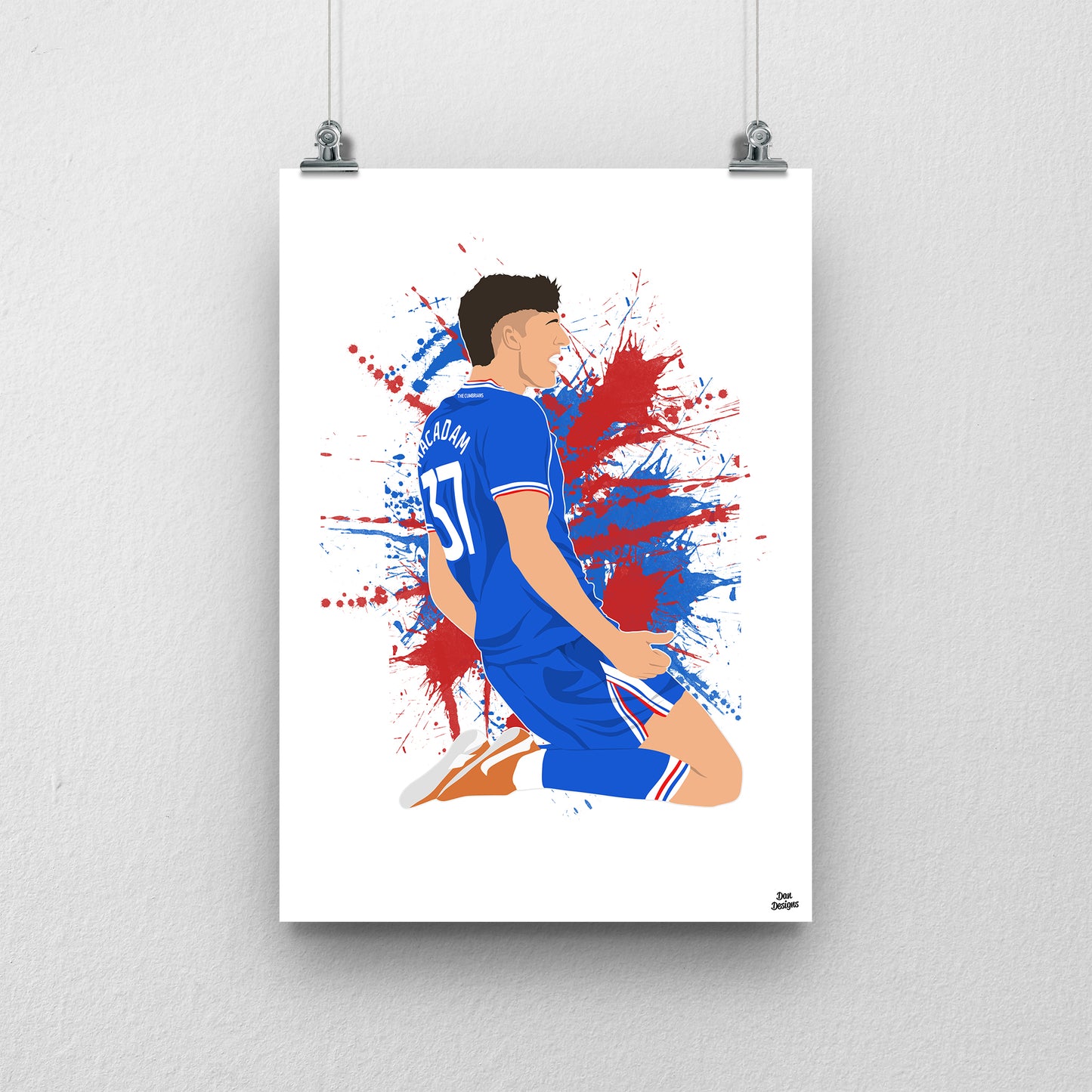 Harvey Macadam Carlisle United Print – Official Artwork
