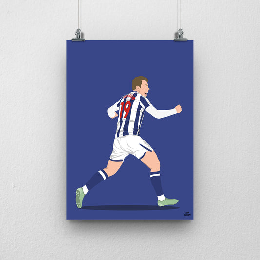 Aune Heggebo Print – West Brom Poster