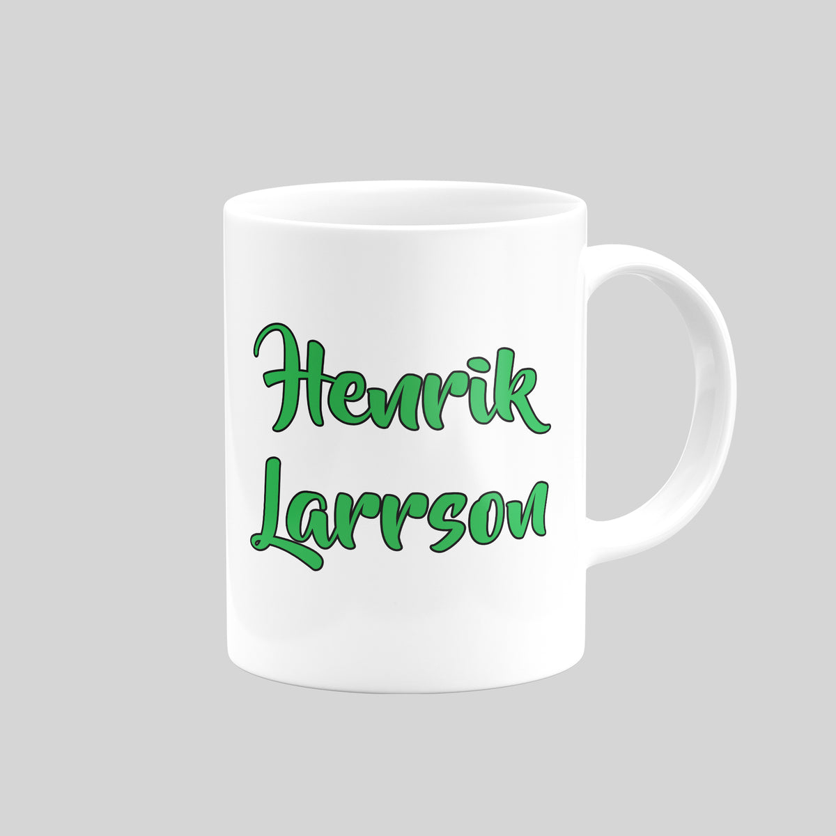 Henrik Larsson Celtic mug – reverse design