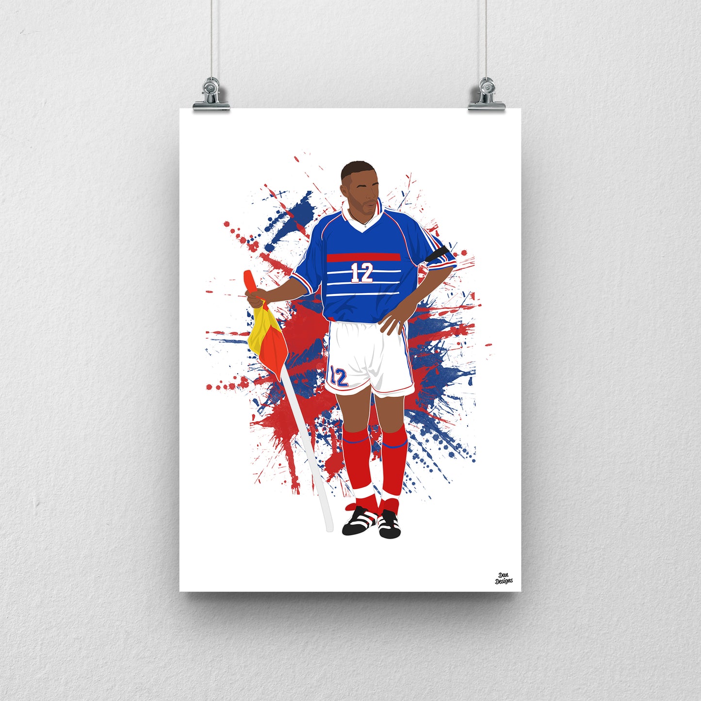 Thierry Henry Print – France World Cup Artwork