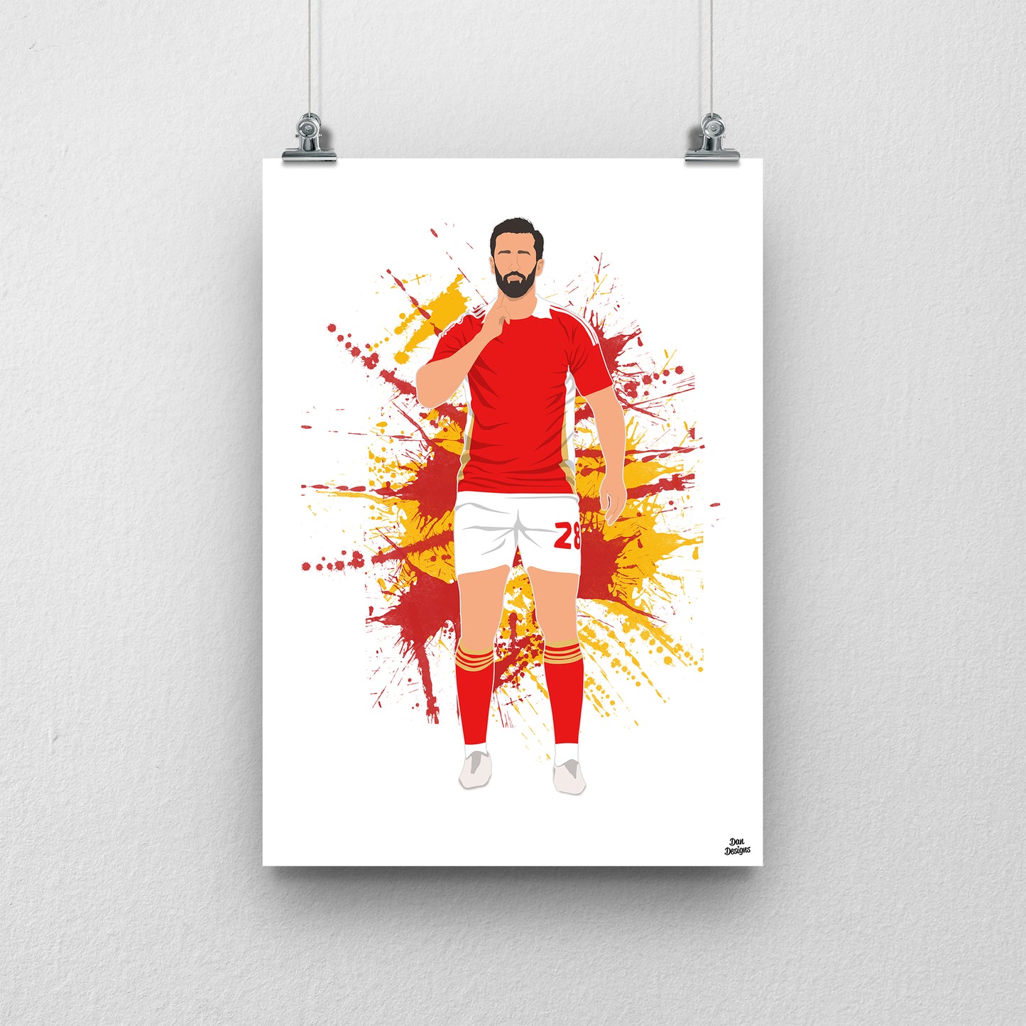 Ollie Palmer Swindon Town Print – Official Football Artwork