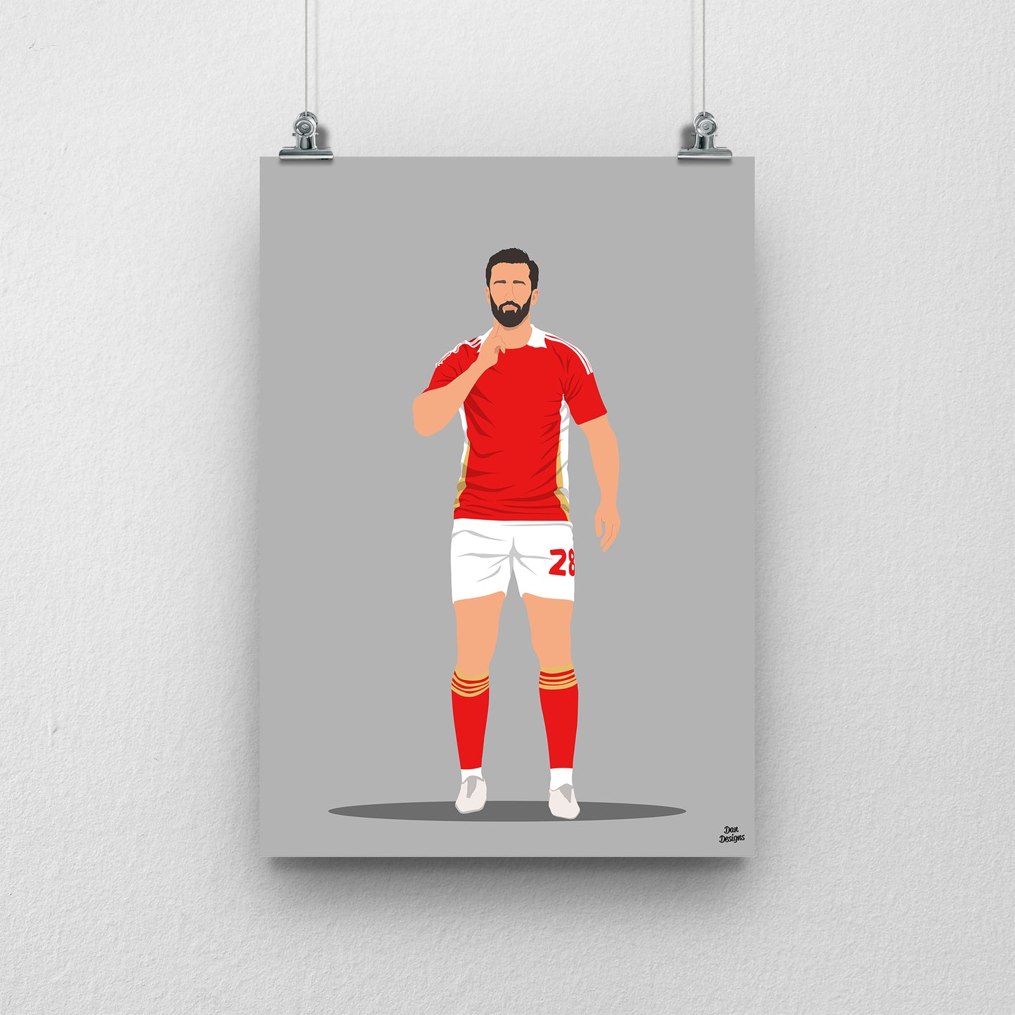 Ollie Palmer Swindon Town Print – Official Football Artwork