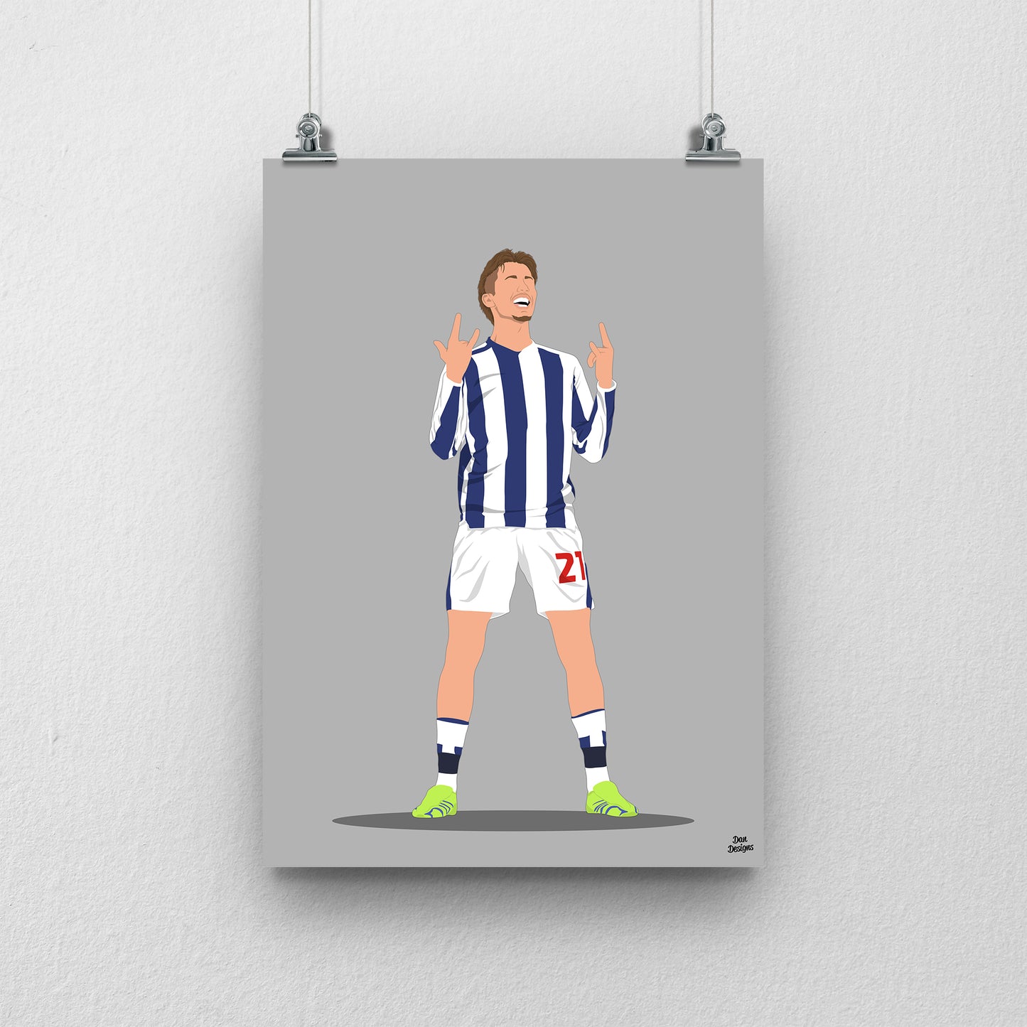 Isaac Price Print – West Brom Poster