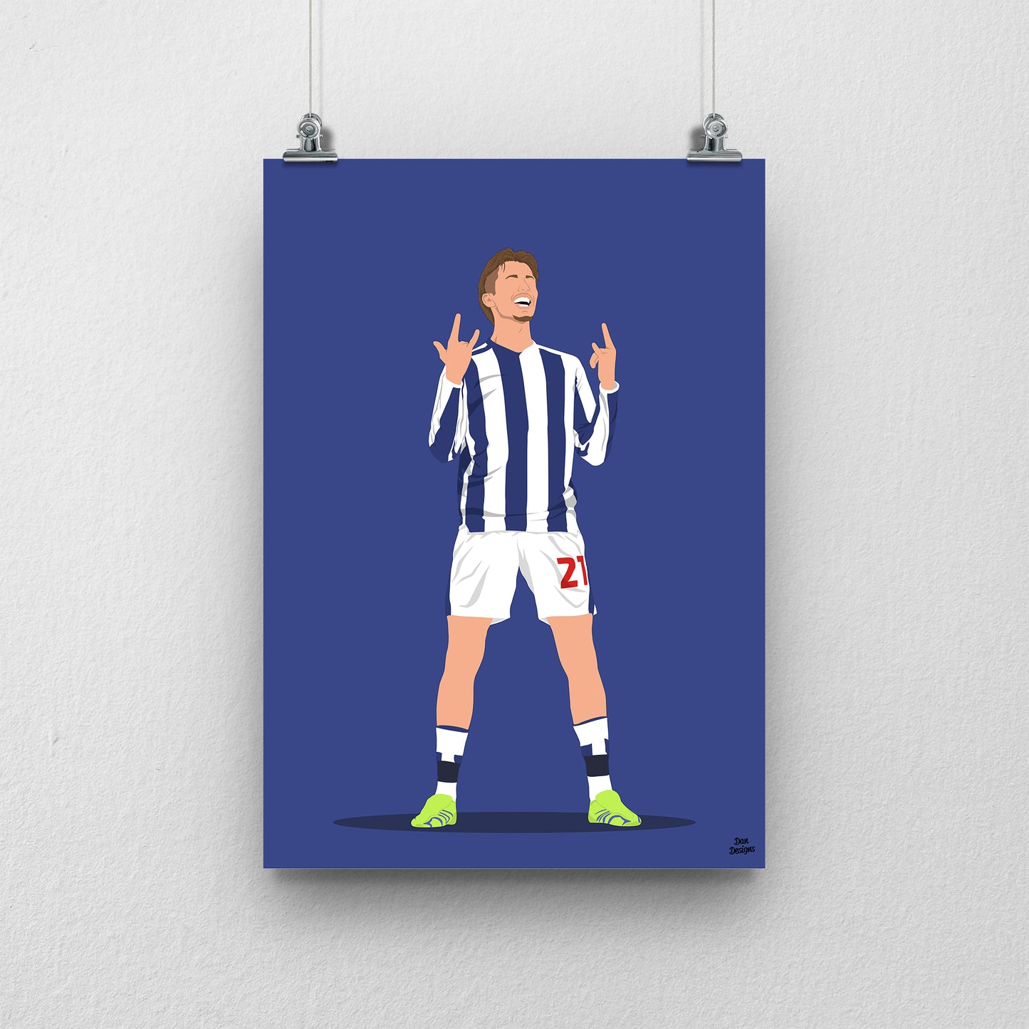 Isaac Price Print – West Brom Poster