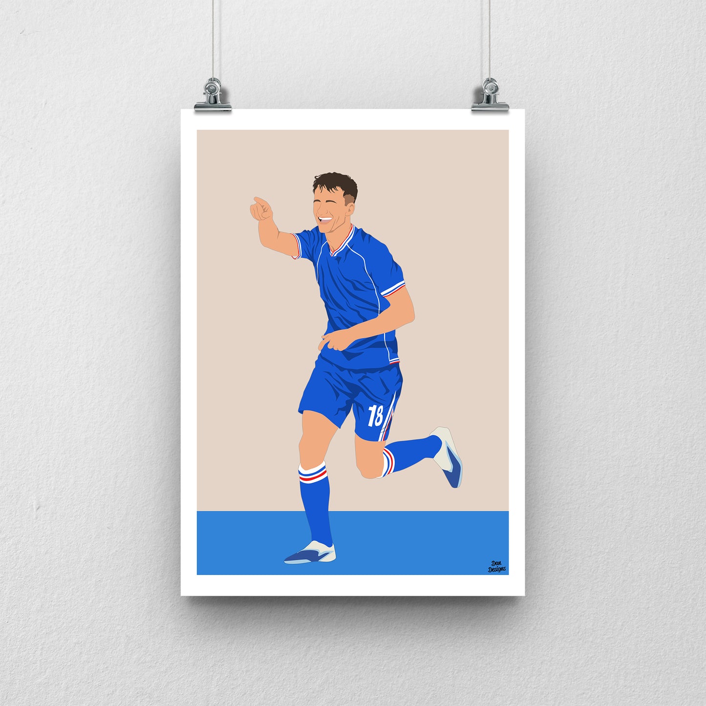 Jack Ellis Carlisle United Print – Official Artwork