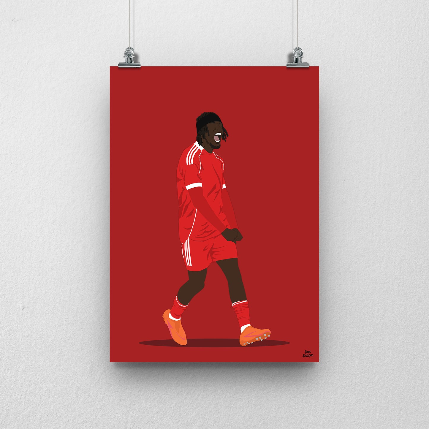 Jeremie Frimpong Print – Football Artwork Poster