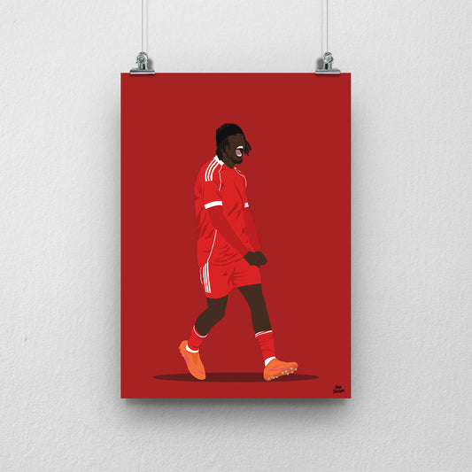 Jeremie Frimpong Print – Football Artwork Poster