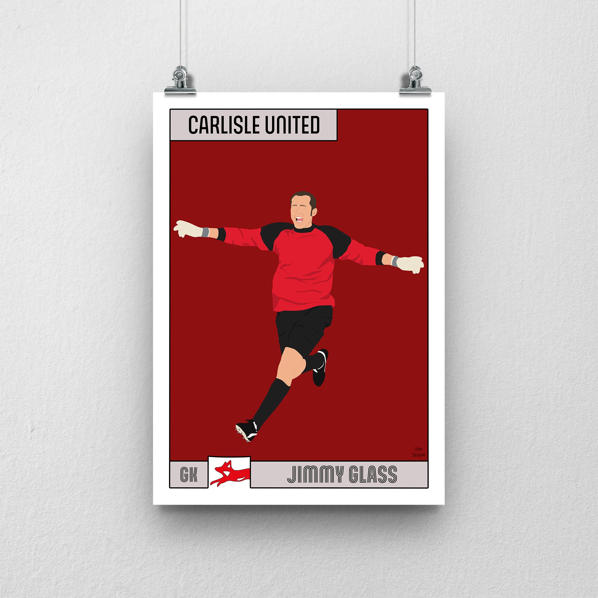 Jimmy Glass Jimmy Glass Carlisle United Print | Legendary Goal Official Art ...