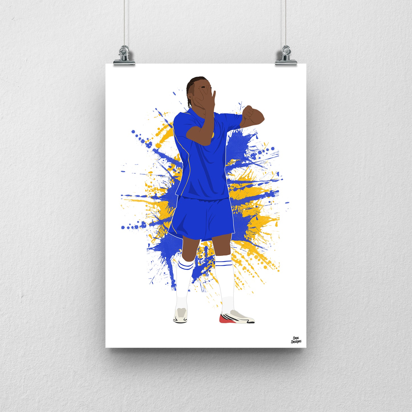 Joao Pedro Chelsea Print – Brazilian Forward Football Artwork