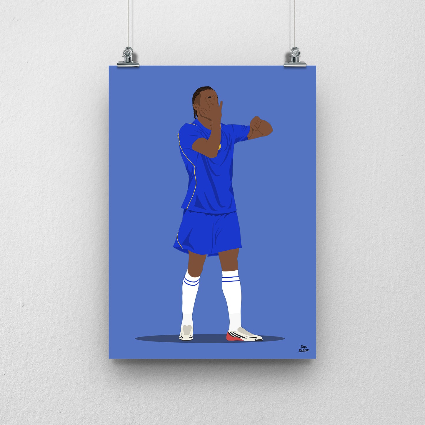 Joao Pedro Chelsea Print – Brazilian Forward Football Artwork