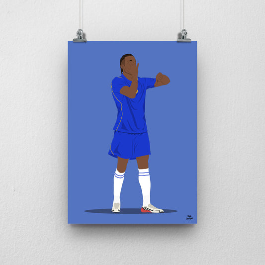 Joao Pedro Chelsea Print – Brazilian Forward Football Artwork