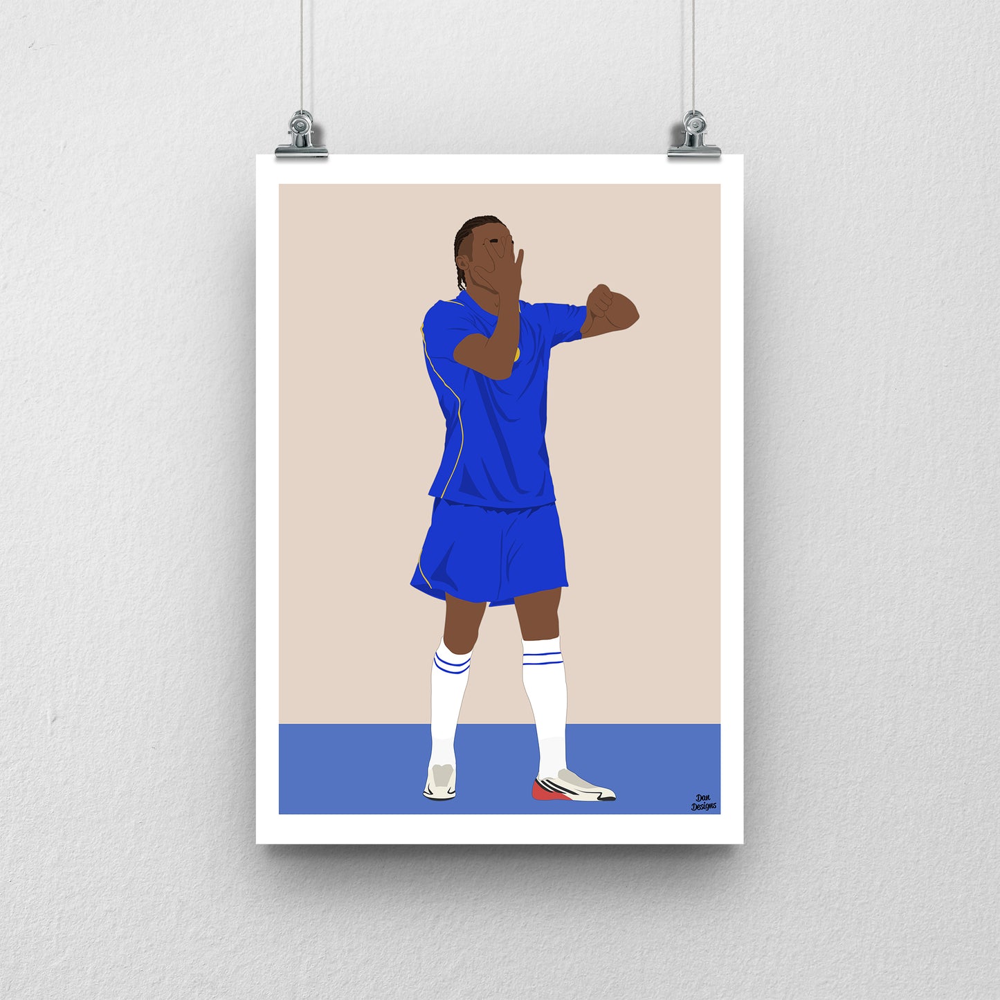 Joao Pedro Chelsea Print – Brazilian Forward Football Artwork