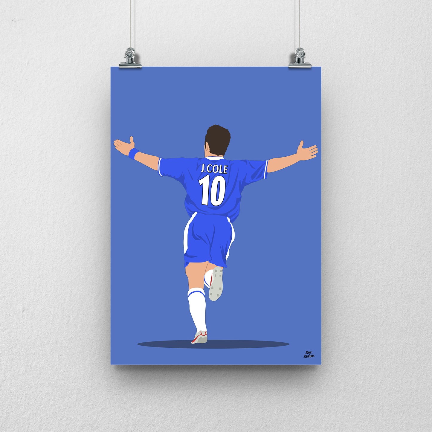 Joe Cole Chelsea Print – Football Artwork