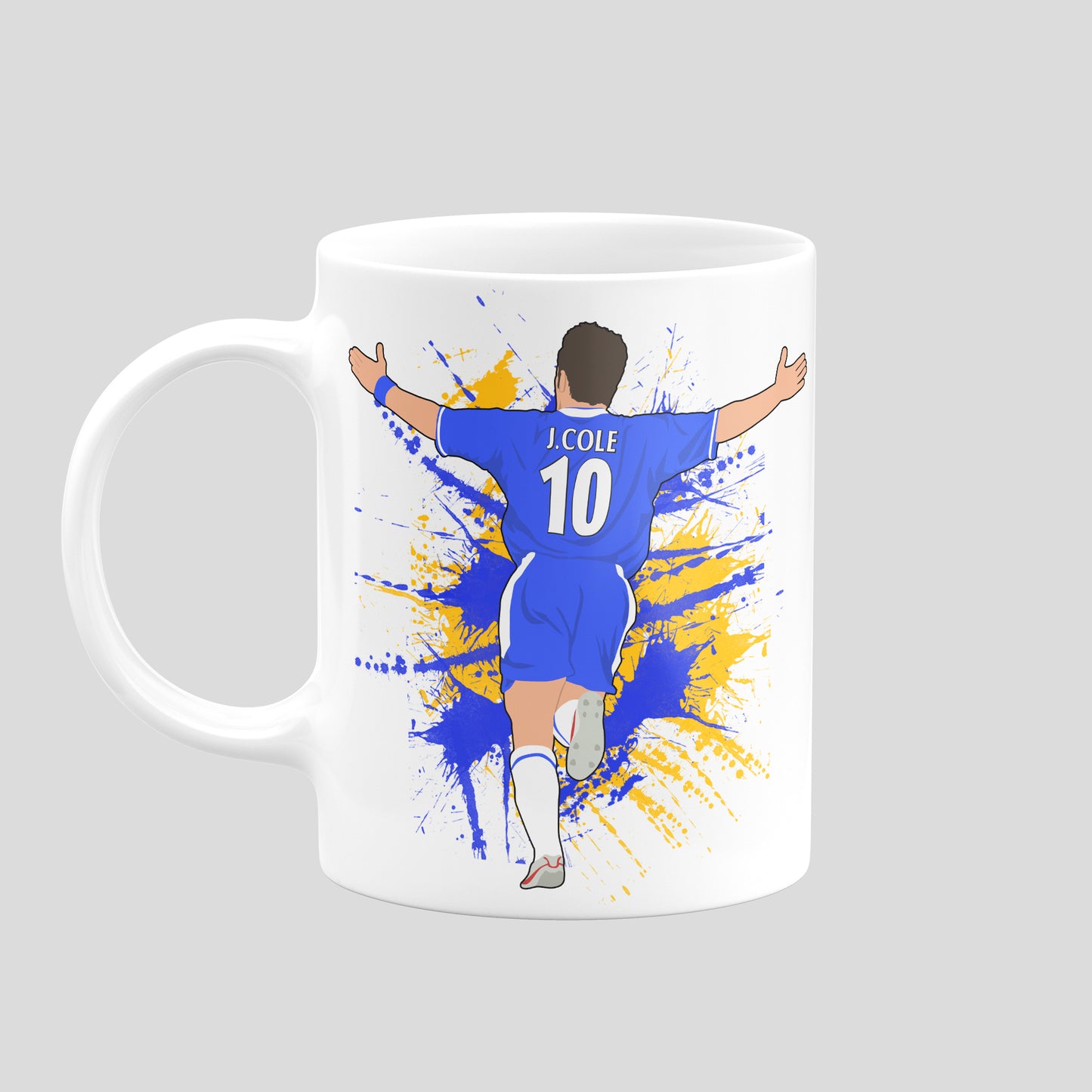 Joe Cole Chelsea Mug – Football Legend Gift & Blues Artwork