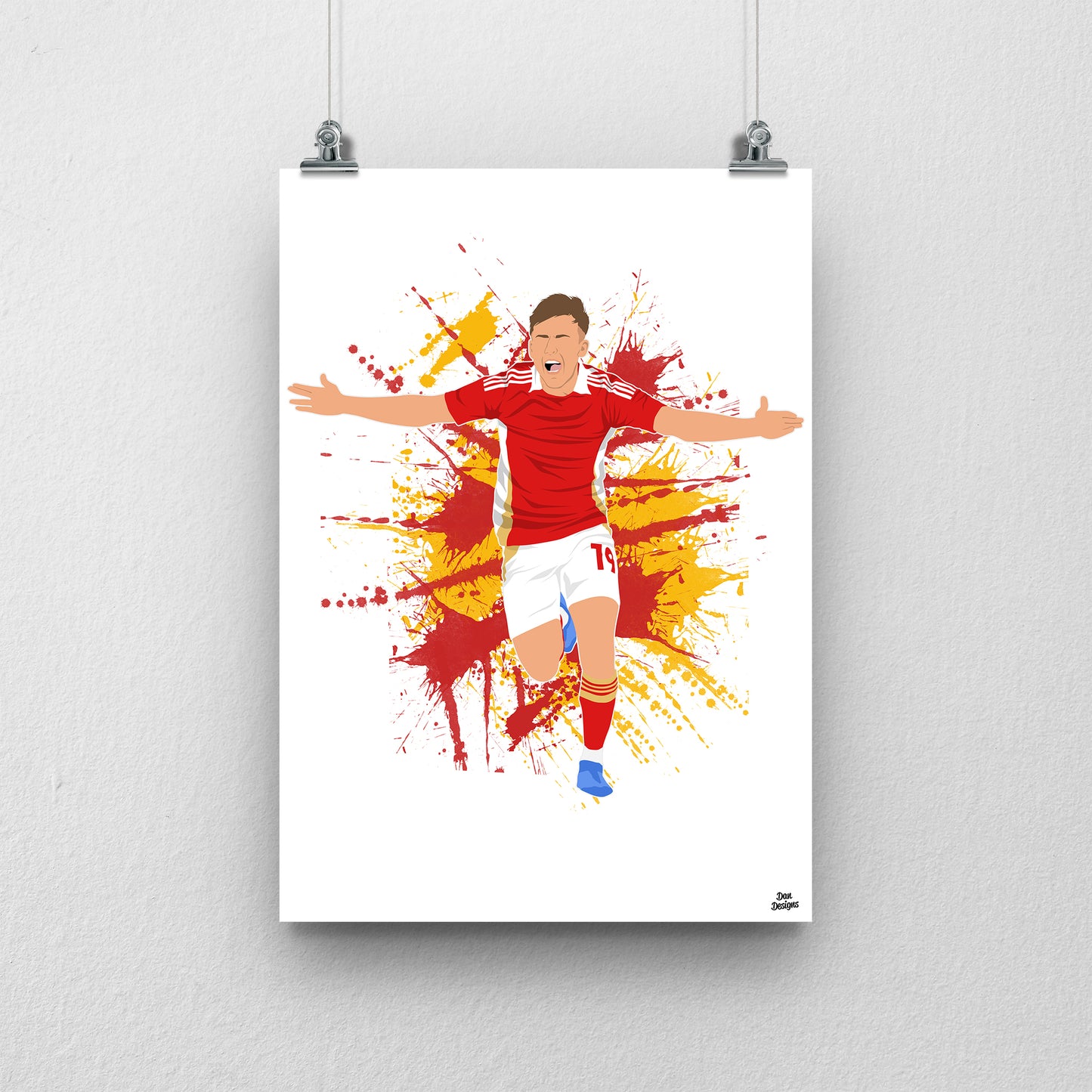 Joe Snowdon Print – Swindon Town Football Artwork