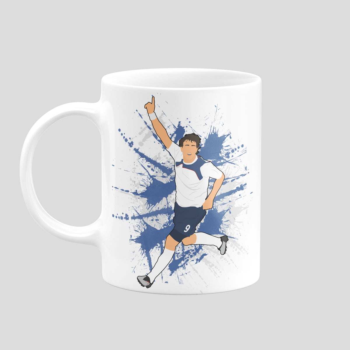 Johan Elmander Bolton Wanderers mug – original football artwork