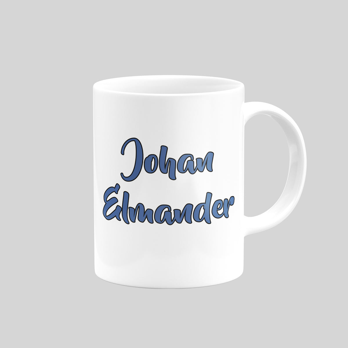Johan Elmander Bolton Wanderers mug – reverse design