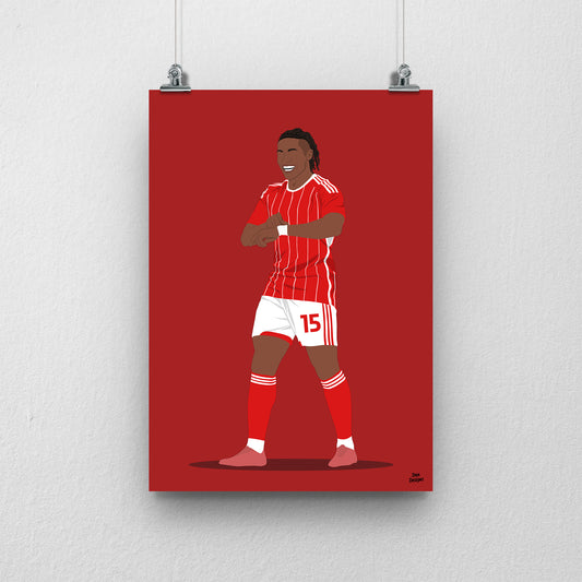 Joseph Hungbo Print – Swindon Town Football Artwork