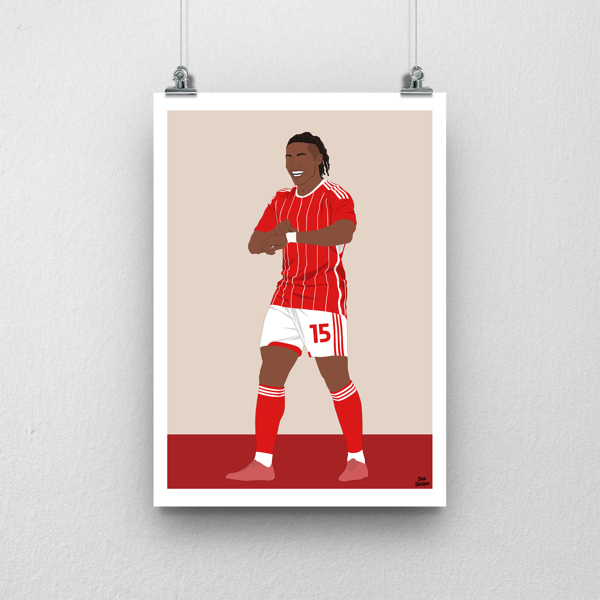 Joseph Hungbo Print – Swindon Town Football Artwork