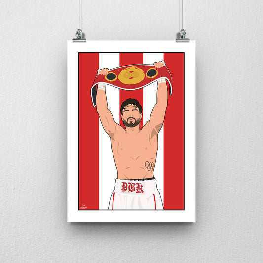 Josh Kelly - IBF World Champion Print
