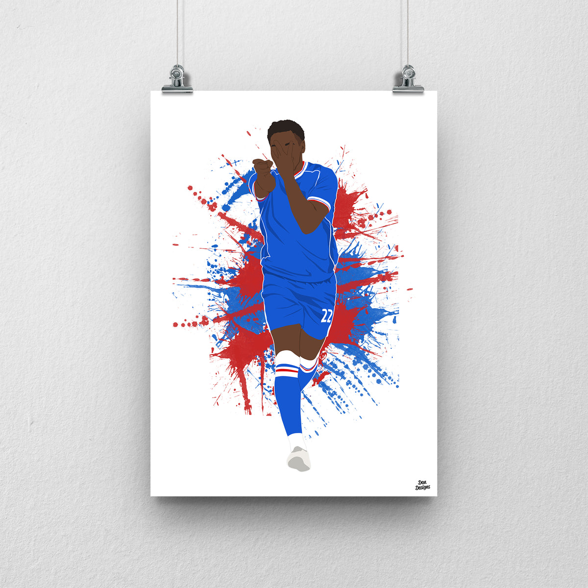 Josh Williams Carlisle United Print – Official Artwork