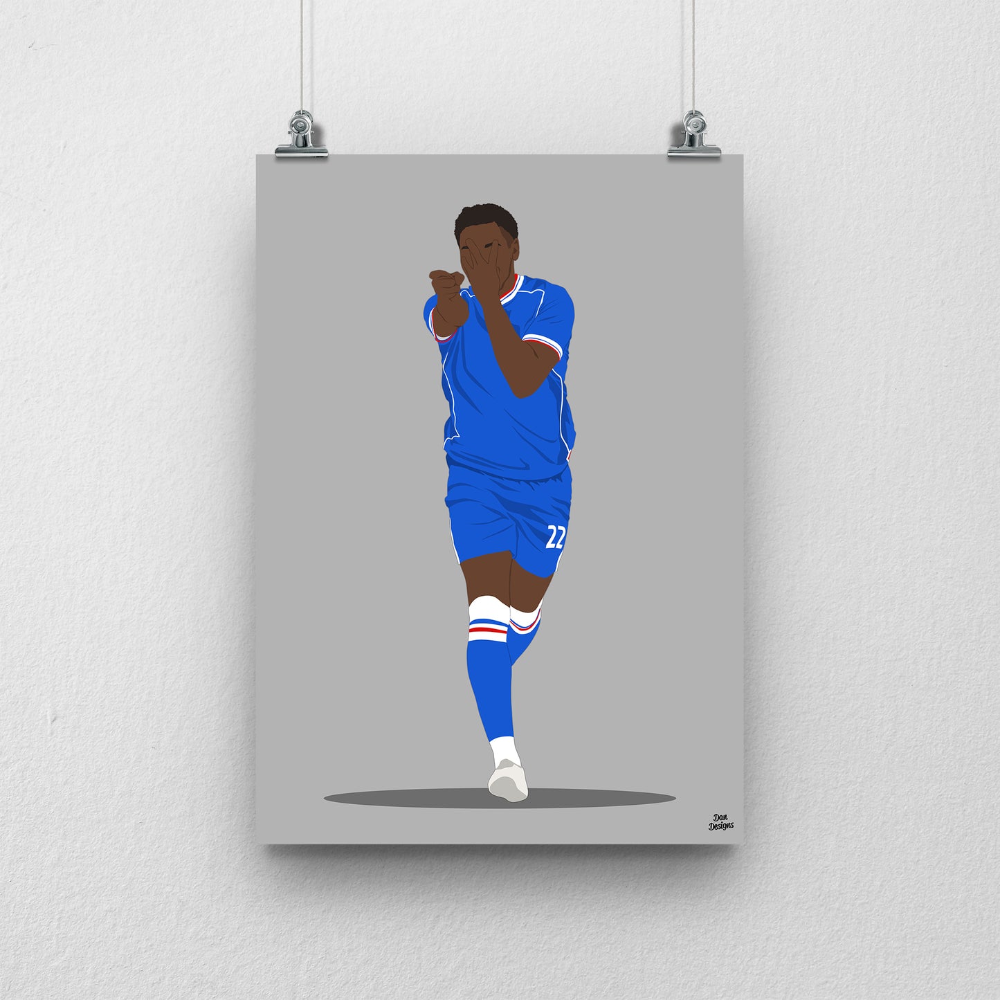 Josh Williams Carlisle United Print – Official Artwork