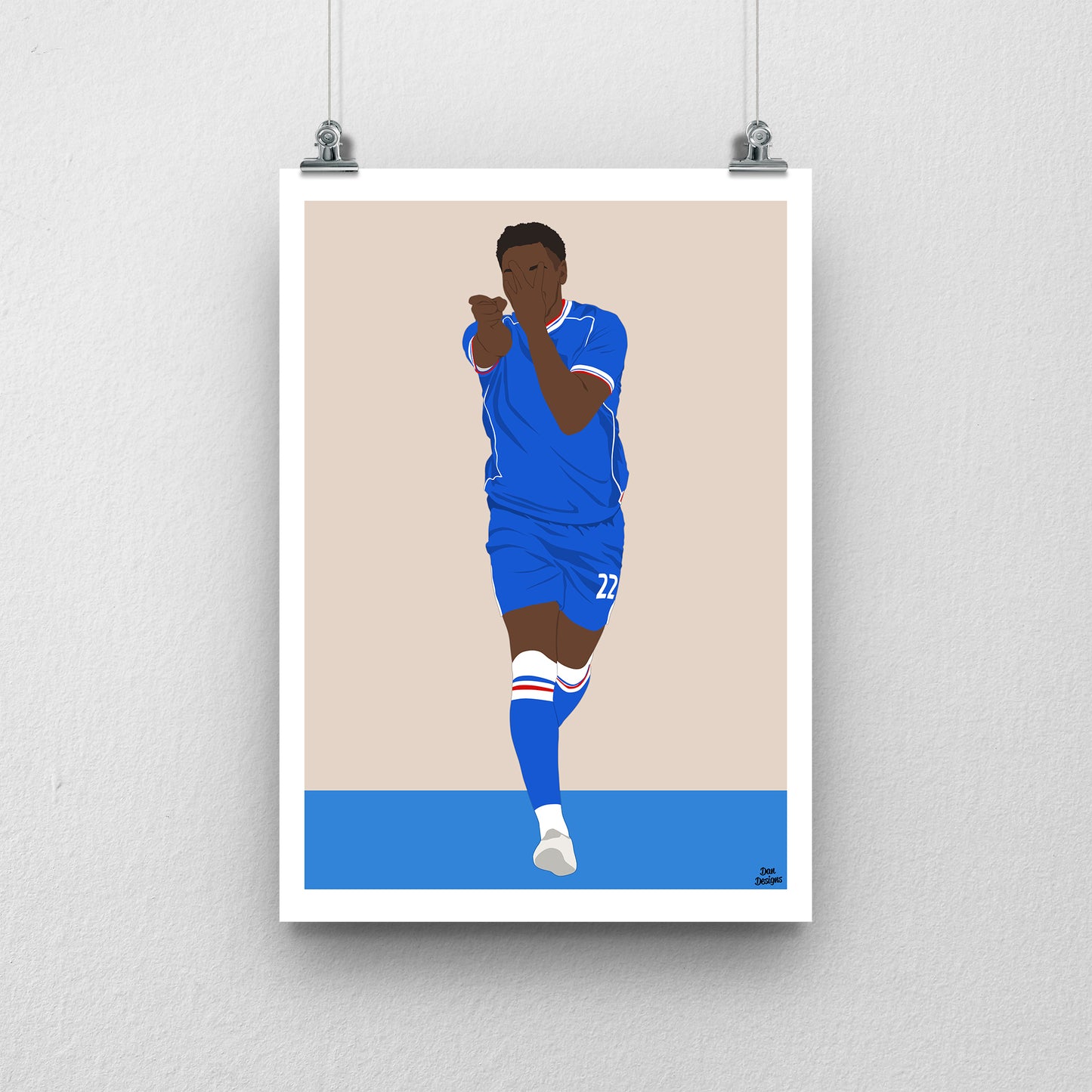 Josh Williams Carlisle United Print – Official Artwork