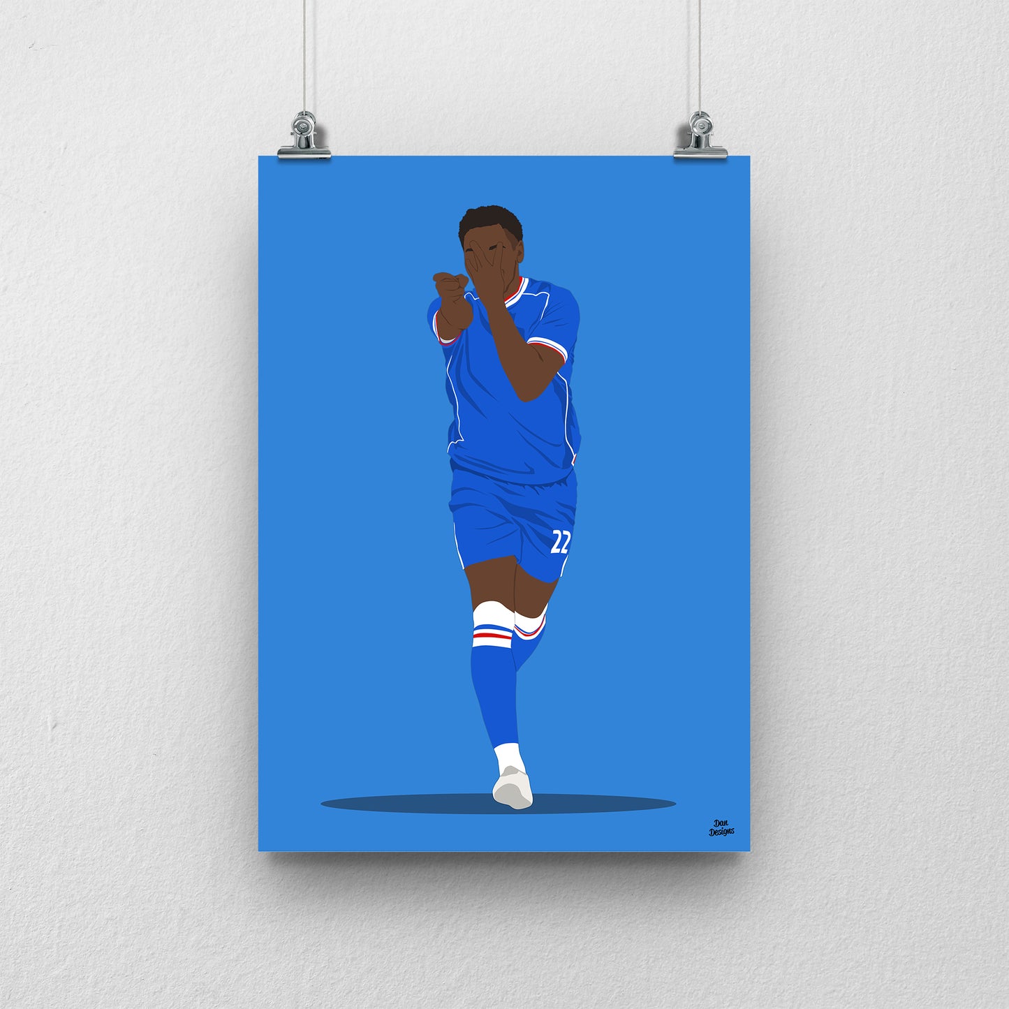 Josh Williams Carlisle United Print – Official Artwork