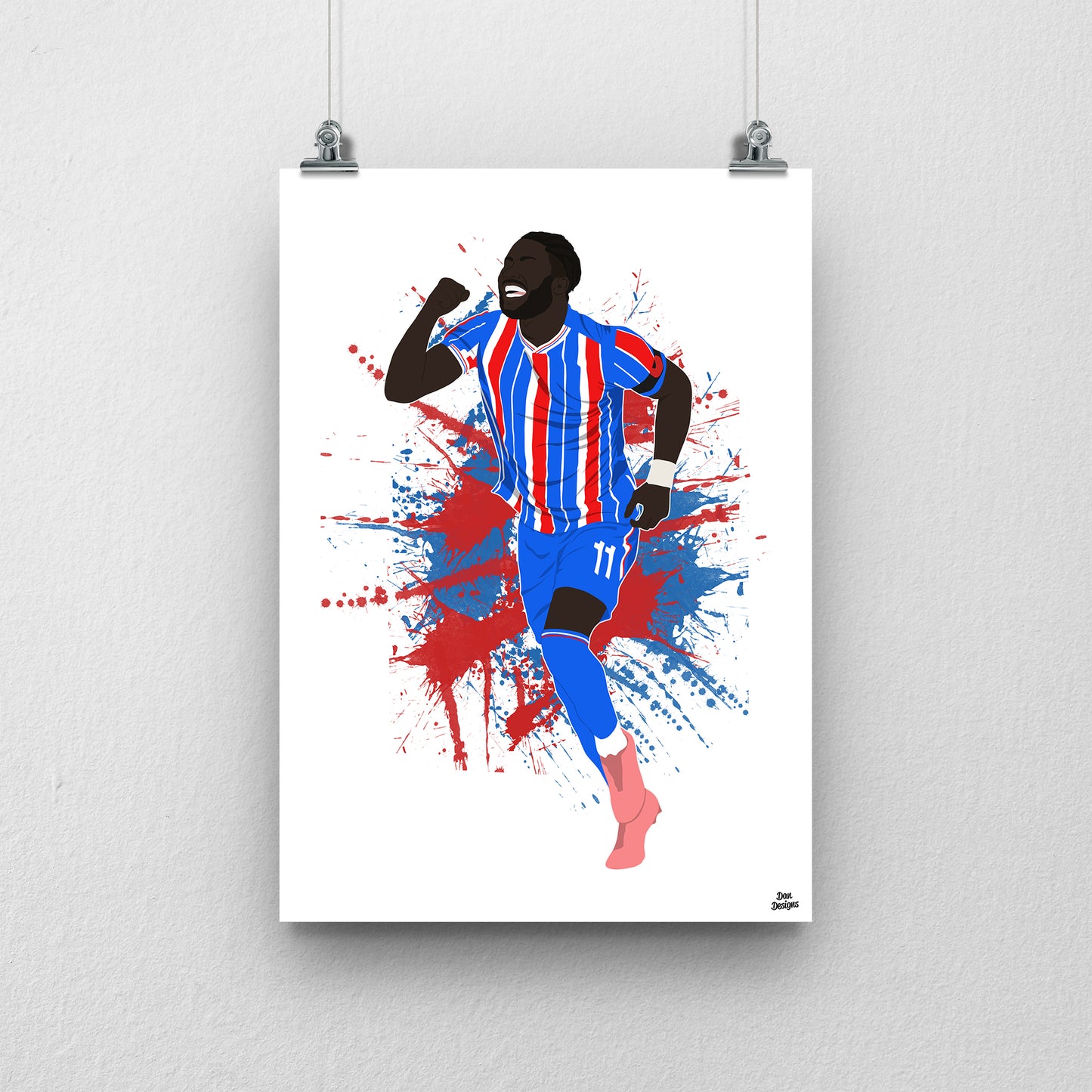 Junior Luamba Carlisle United Print – Official Artwork
