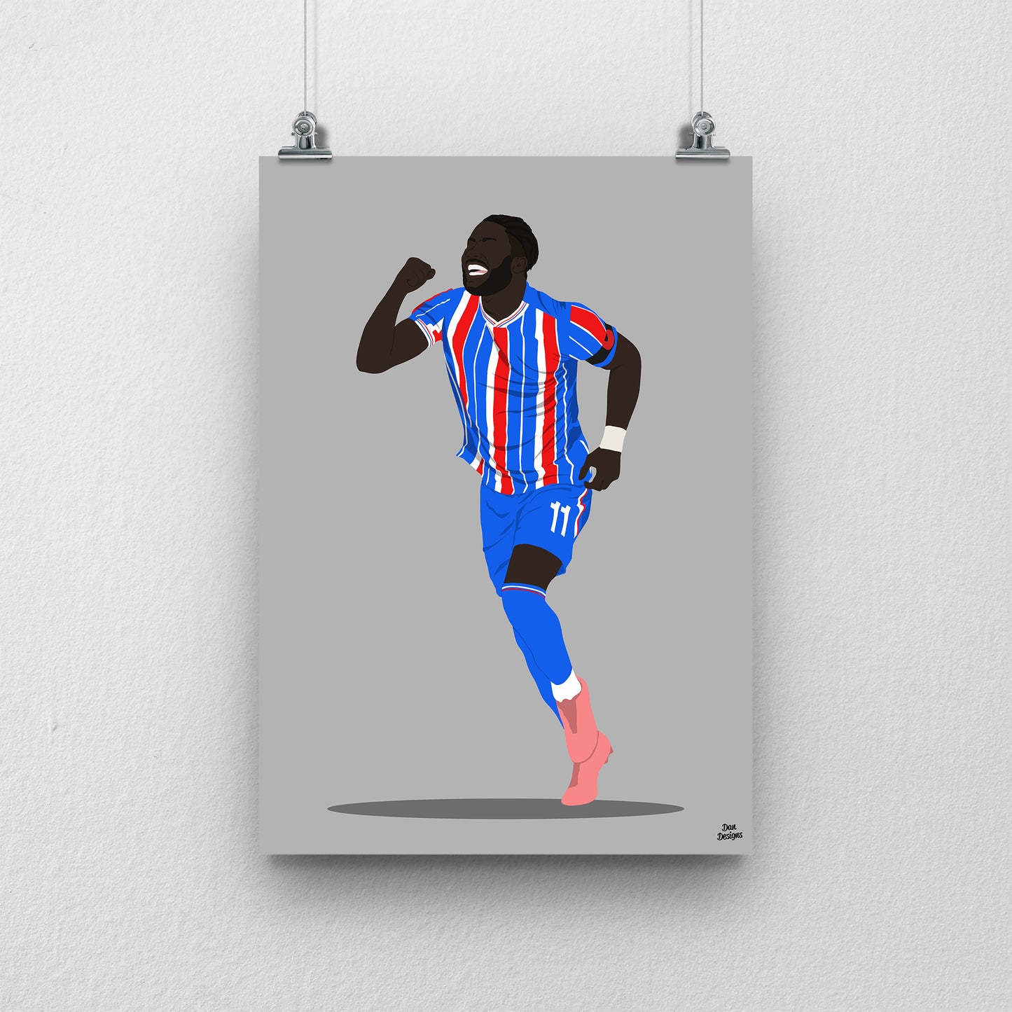 Junior Luamba Carlisle United Print – Official Artwork