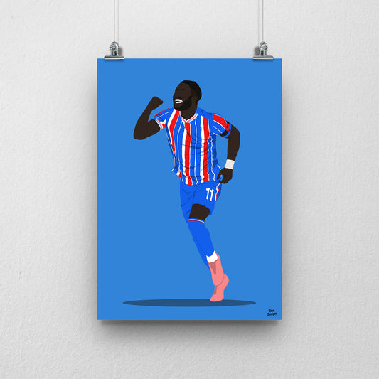 Junior Luamba Carlisle United Print – Official Artwork