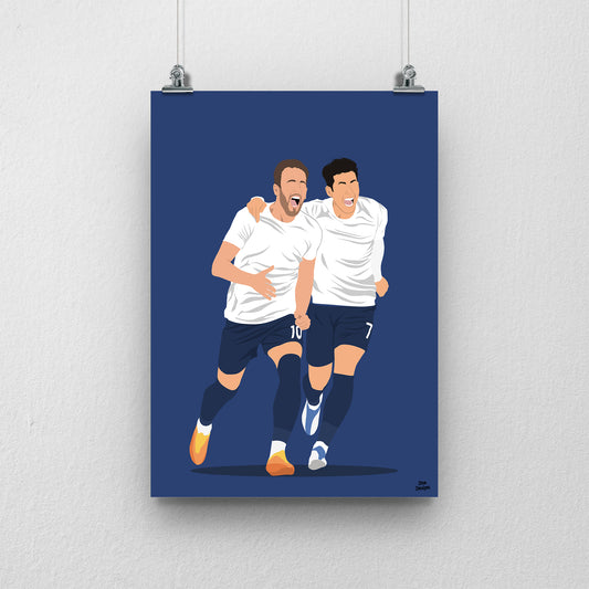 Kane & Son Print | Tottenham Hotspur Poster