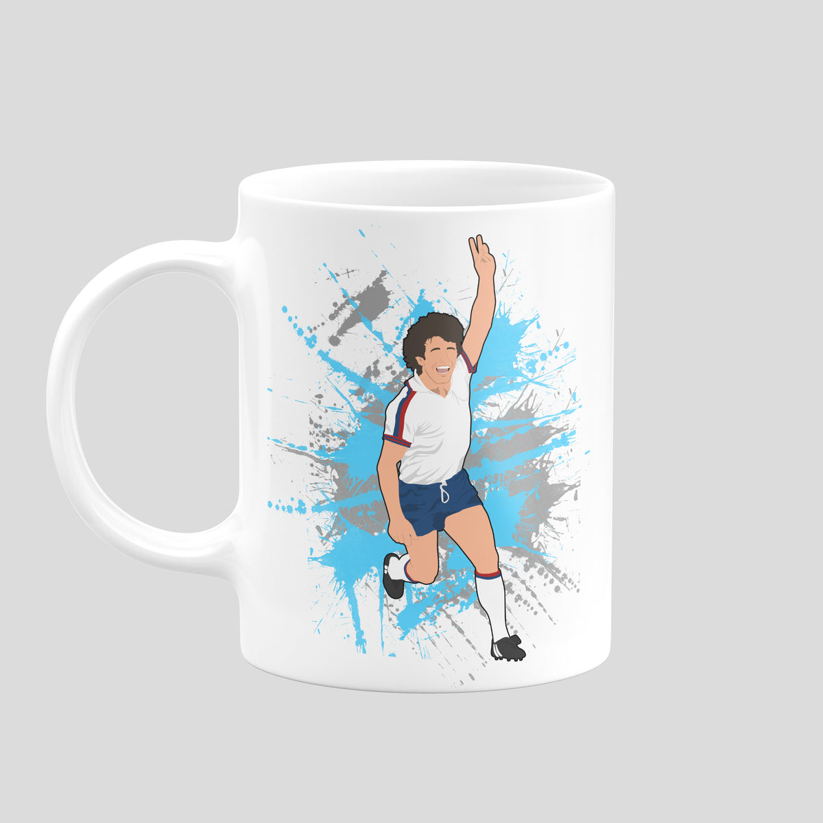 Kevin Keegan England mug – original football artwork