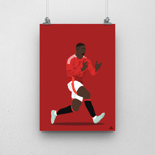 Kobbie Mainoo Celebration Print