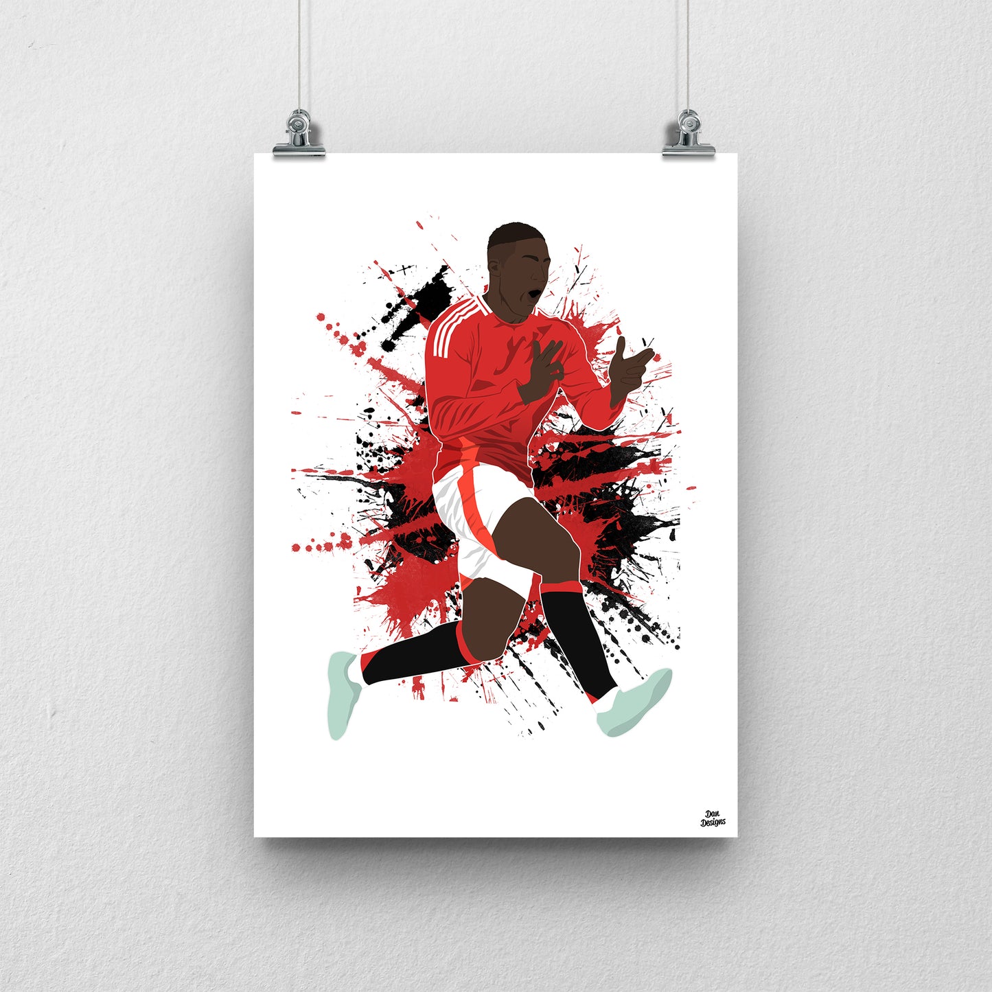 Kobbie Mainoo Celebration Print