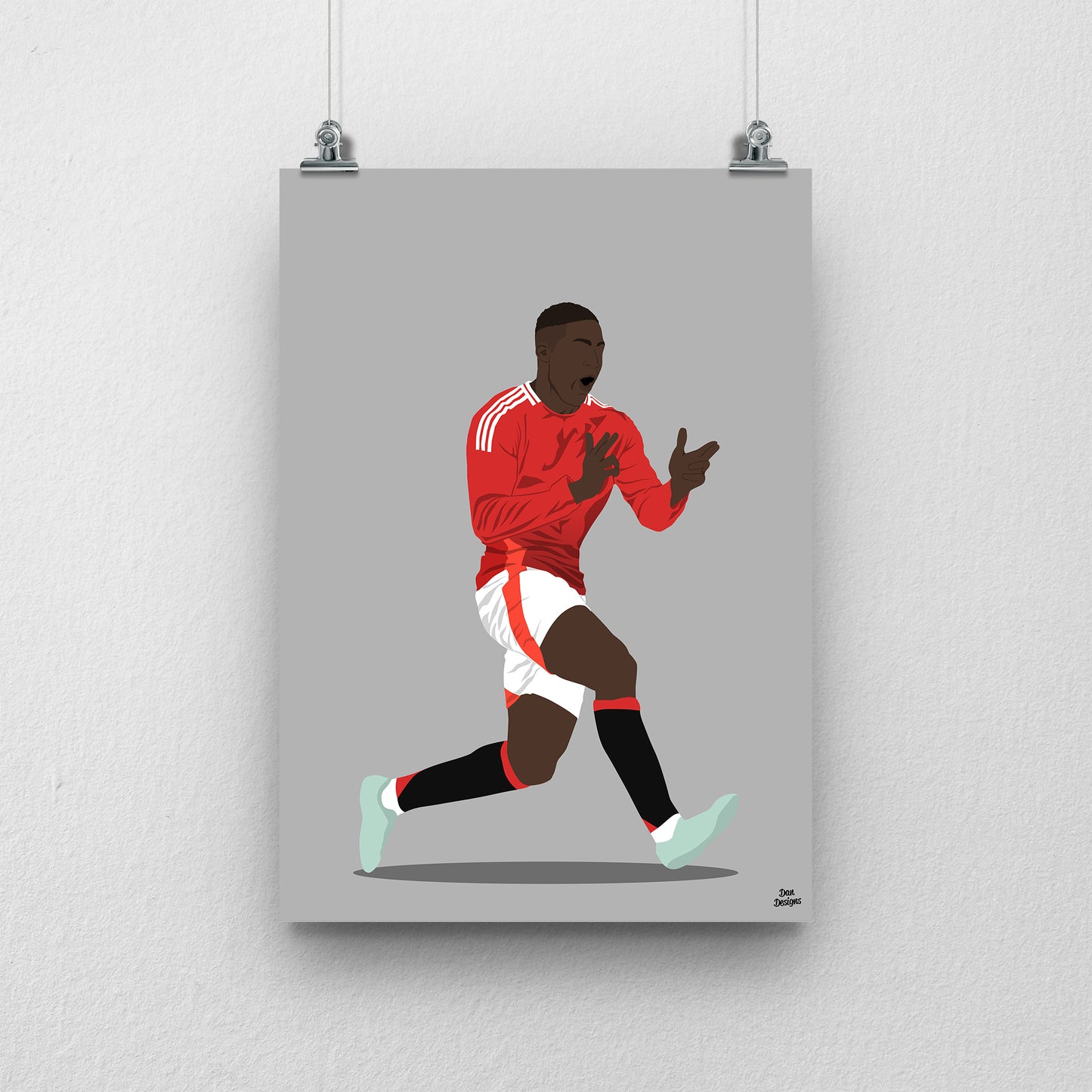 Kobbie Mainoo Celebration Print
