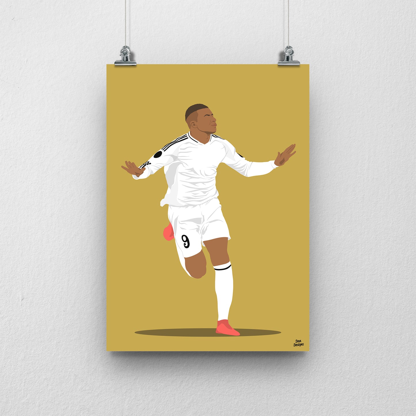 Kylian Mbappe Real Madrid Print