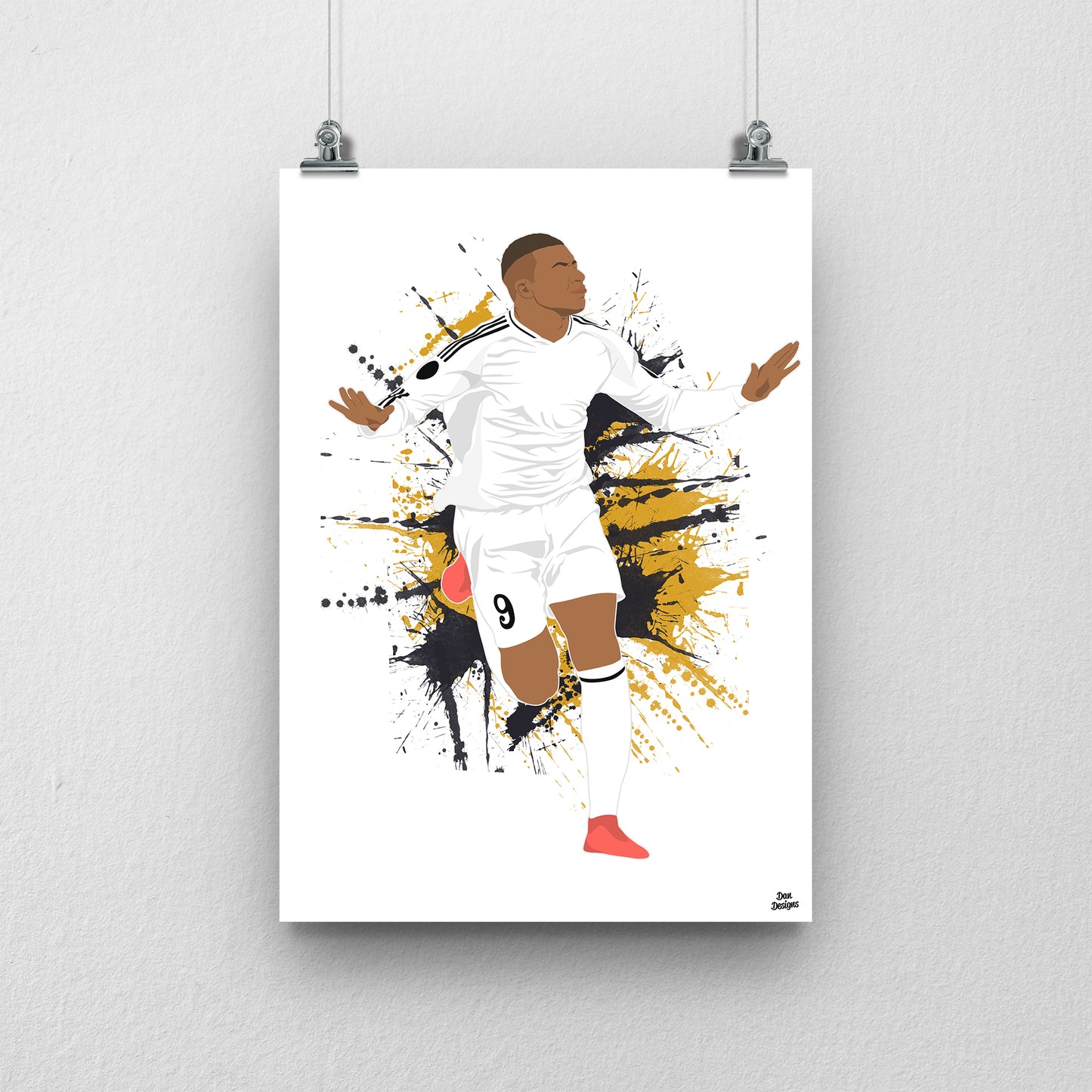 Kylian Mbappe Real Madrid Print