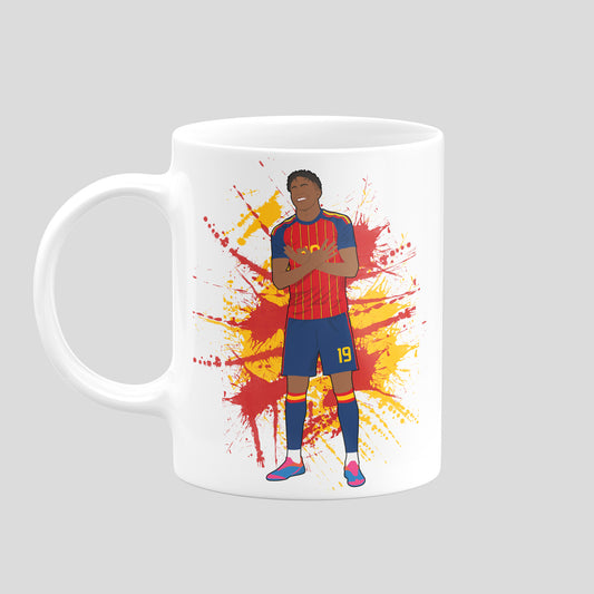 Lamine Yamal Spain Mug – Football Artwork