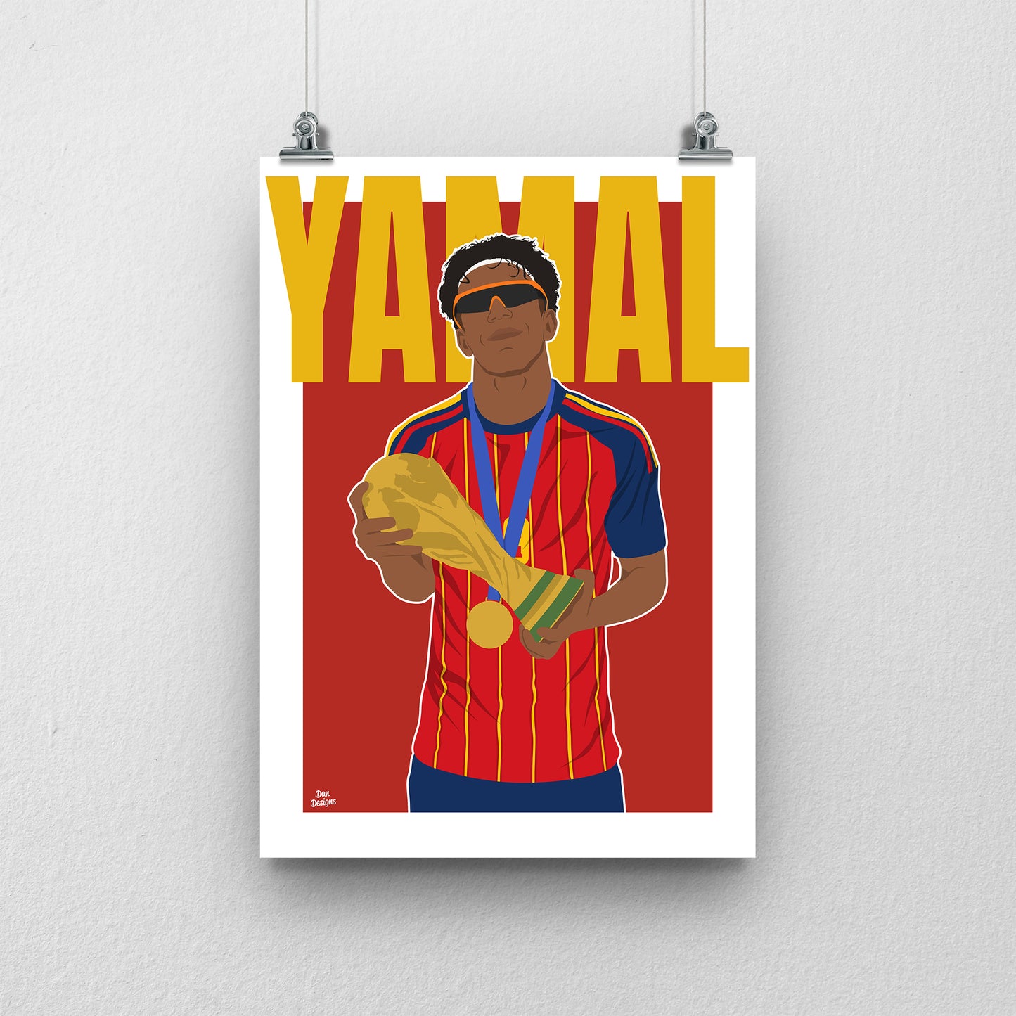 Lamine Yamal Print – Spain World Cup 2026 Artwork